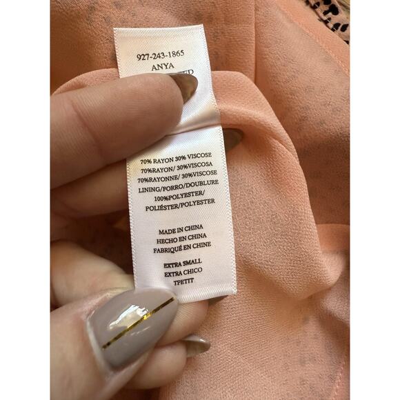 Rails Skirt Womens XS Pink Rose Spotted Anya Midi Slip Lined A-Line 927-243-1865 - Picture 7 of 9